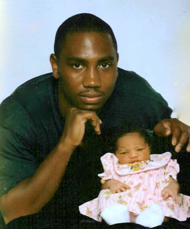 Dwayne with his daughter 